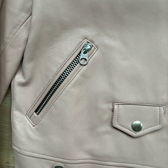 Mackage pink leater motorcycle jacket - Picture 7 of 7